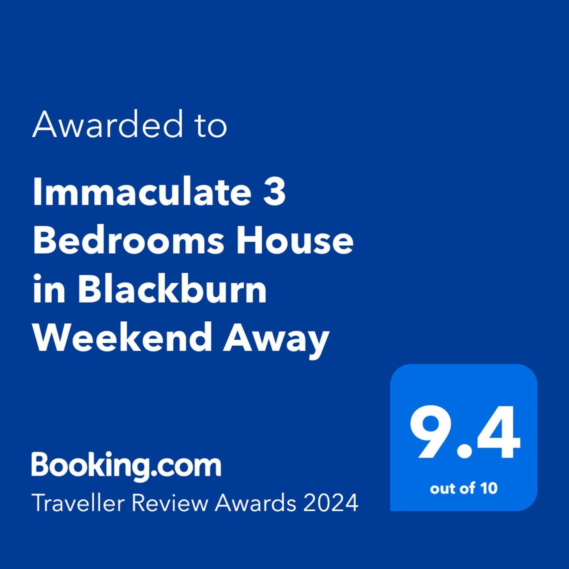 Come & Unwind In Charming 5 Bed House In Blackburn 블랙번 외부 사진